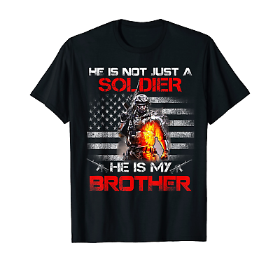 My Brother Is A Soldier Proud Army Sister Tshirt gift T Shirt S 5XL