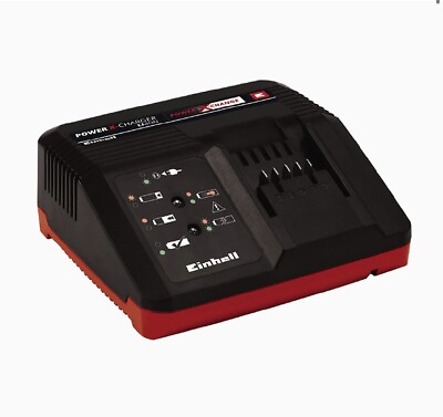 #ad Einhell Power X Change 18 Volt 3 Amp Lithium Ion Fast Battery Charger Station