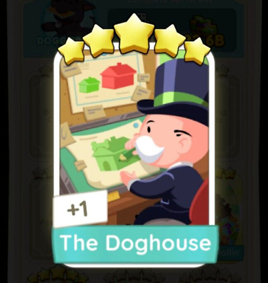 #ad Monopoly GO Sticker 5 Stars ⭐️⭐️⭐️⭐️⭐️⚡️THE DOGHOUSE⚡️ FAST DELIVERY ⚡️