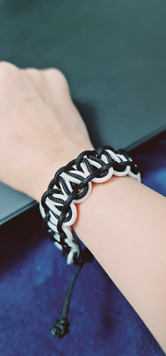 #ad Black and White Bracelet For Women Beautiful Design