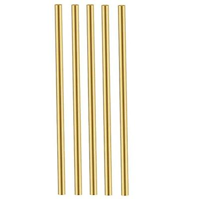 5PCS 3 16 inch Solid Brass Rods Lathe Bar Stock Kit Brass Round Stock 3 16 in