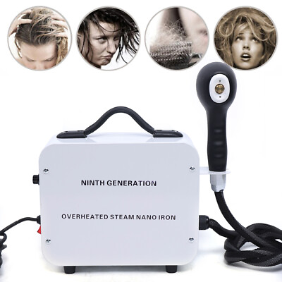 #ad Nano Hair Steamer Anion Hair Color Processor Hair Care Hair Repair Salon Spa Kit