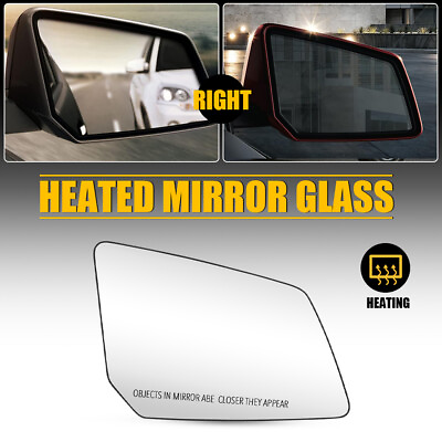 #ad Right Side Power Heated Door Mirror Glass Fit For GMC Acadia CHEVROLET Traverse