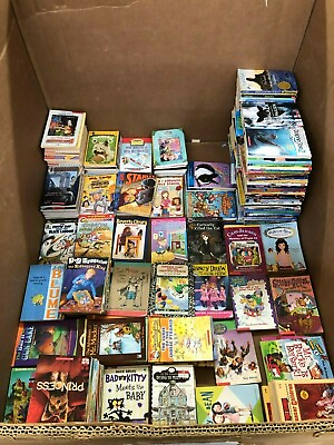 #ad Lot of 30 kids young instant library chapter books bundle paperback GOOD