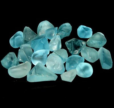 #ad Cts100%Natural Quality Sky Blue Small Topaz Rough Loose Gemstone lot