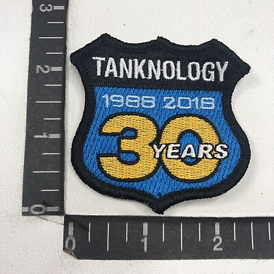 Underground Storage Tank TANKNOLOGY 30 YEARS 1988 2018 Advertising Patch 00TG