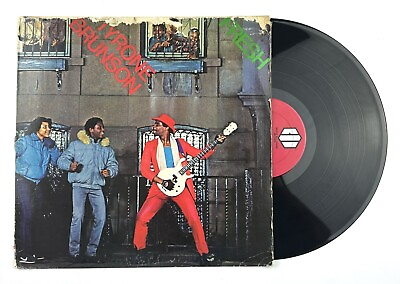 #ad Tyrone Brunson Vinyl Fresh 1984 Gold Stamped Promo LP Record Pitman Pressing VG
