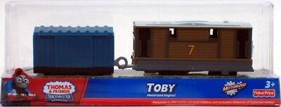 Fisher Price Thomas amp; Friends TrackMaster TOBY motorized engine 2Pack Cargo Car