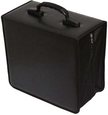 Portable 520 Disc CD DVD Storage Bag PU Leather Wallet Holder Case Box Organizer