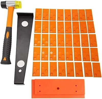 Laminate Wood Flooring Installation Kit with 40 Spacers Pull Bar Block Mallet