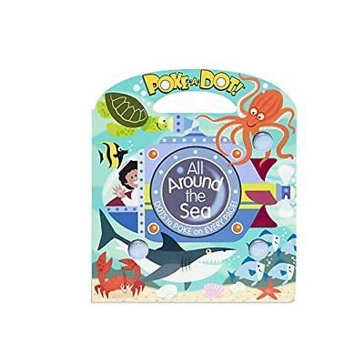 Melissa amp; Doug Childrens Book Poke a Dot: All Around the Sea Toy Very ...