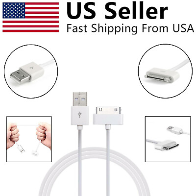 30 Pin USB Sync Data Cable Charger Cord For Old Classic iPad 1 2 3 4 Generation