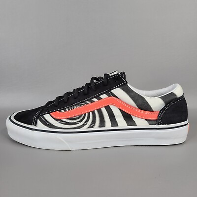 #ad #ad Vans Style 36 Swirl Black Coral Mens Skating Sneakers 721454 Low Top Size 10M