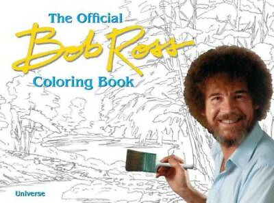 #ad The Bob Ross Coloring Book Paperback By Ross Bob GOOD