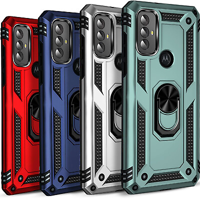 #ad For Motorola Moto G Play 2023 Phone Case Shockproof Ring CoverTempered Glass