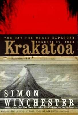 #ad Krakatoa: The Day the World Exploded Hardcover By Winchester Simon GOOD