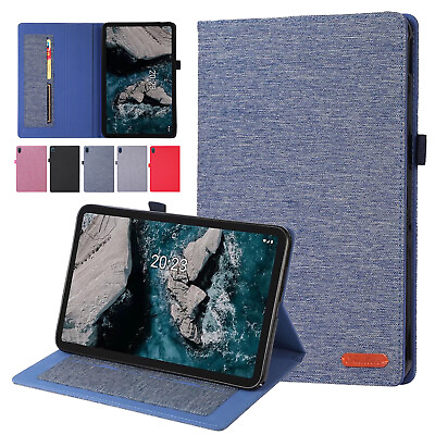 For Nokia T10 8 in 2022 Tablet Shockproof Ultra Slim PU Leather Case Stand Cover
