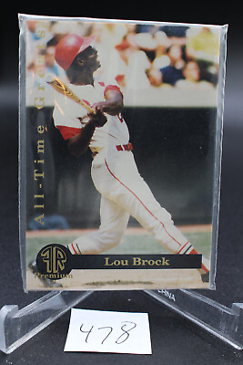 #ad 1993 Front Row All Time Greatest FACTORY SEALED LOU BROCK