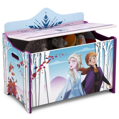 #ad #ad CHILDS TOY STORAGE BOX Disney Frozen II Girls Room