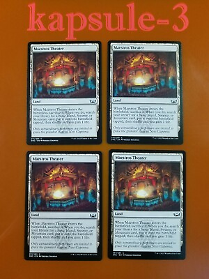 4x Maestros Theater Streets of New Capenna MTG Magic Cards