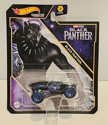 #ad Brand New Hot Wheels Marvel Black Panther Character Car Version HHC05 00