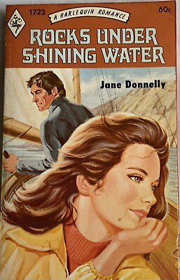 #ad Rocks Under Shining Water Harlequin Romance # 1723 paperback Jane Donnelly