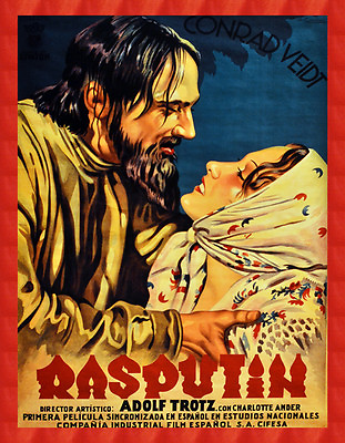 Designer decoration Poster.Rasputin Russian art movie.Home room decor.q211