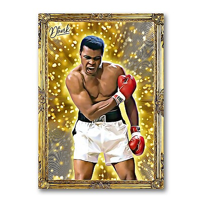 Muhammad Ali Gold Getter Sketch Card Limited 12 30 Dr. Dunk Signed