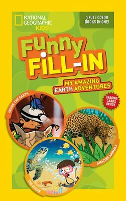 #ad National Geographic Kids Funny Fill In: My Amazing Earth Adventures: Inside...