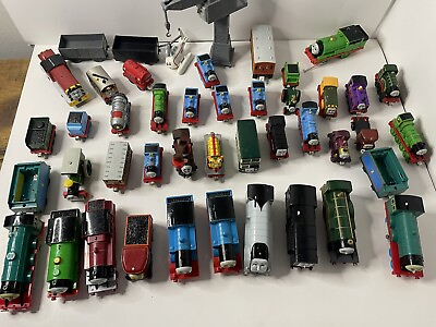 #ad Thomas the Train and Friends Lot of 39 Locomotives plastic Die Cast Mixed lot