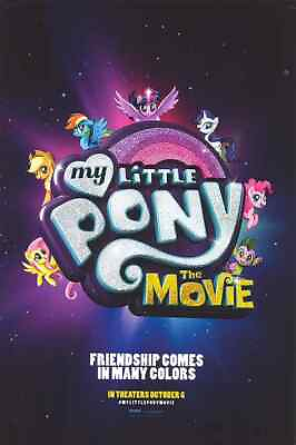 #ad MY LITTLE PONY Original 27quot; X 40quot; DS Rolled Movie Poster 2017 *ADVANCE*