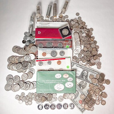 #ad Mint Set U.S COIN MIXED LOT Vintage Coin ESTATE SALE LIQUIDATION Silver Coin