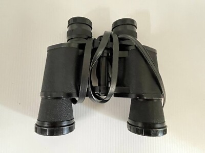 Vintage Binoculars Black 7x35 394#x27; @ 1000 yds Model N7359 Case Inc AS IS