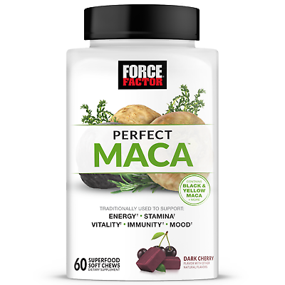 #ad Force Factor Perfect Maca Maca Root amp; DIM Supplement w Saffron to boost energy