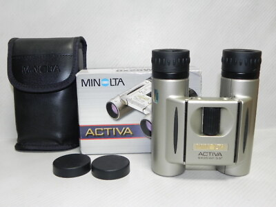 #ad MINOLTA Binoculars ACTIVA 8×25WP Completely waterproof Good Condition