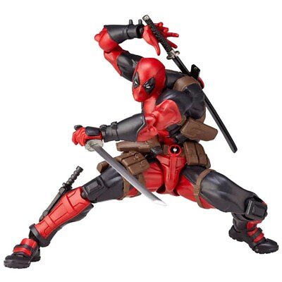 #ad Marvel 15cm X MAN DeadPool Super Hero Articulate Joints Moveable Action Figure