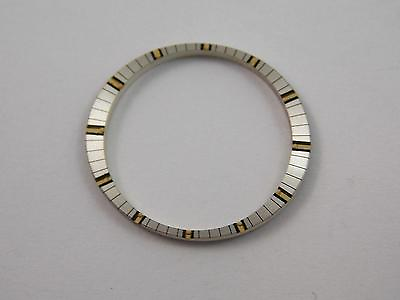 Silvr Kaleidoscope Borel Cocktail Watch Minute Ring Vintage 19.5mm by 21.4mm NOS
