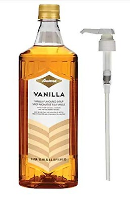 #ad Starbucks Fontana Vanilla Syrup Same Used in Store 33.8 oz Bottle amp; Pump