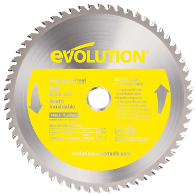 #ad Circular Cutting Saw Blade 8 in. 54 Carbide Teeth Stainless Steel Power Tool