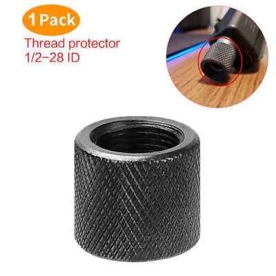 #ad 2pcs 223 308 thread protector for 1 2x28 5 8x24 Black Steel For 9mm US