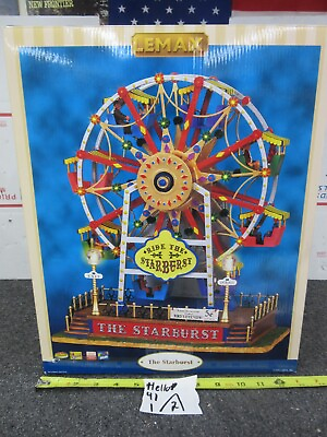 #ad #ad The Starburst Carousel Ferris Wheel Carnival 2006 LEMAX