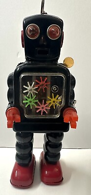 #ad Yoshiya KO High Wheel Robot Windup Toy