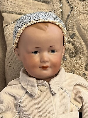 #ad Antique German Bisque Character Head Baby 12” Doll Armand Marseille Mold AM 500
