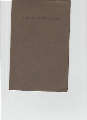 #ad The Order for The Burial of The Dead Plain Chant Sarum Antiphoner