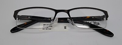 #ad Steven Tyler St400 Eyeglass Frames Frame Color: DGun Size: 52 19 140