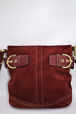 COACH Leather amp; Suede Crossbody Bag