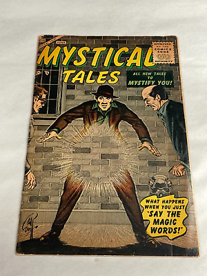 #ad Mystical Tales #1 Atlas Comics 1956 low grade