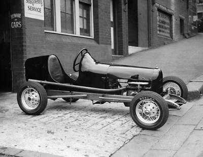 #ad 1934 Midget Race Car Old Photo 8.5quot; x 11quot; Reprint