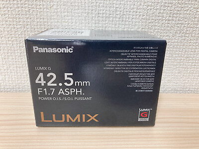 Panasonic Lumix Lens H HS043 K Black G 42.5mm F1.7 ASPH. POWER O.I.S