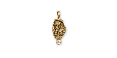 #ad Sheltie Pendant Jewelry 14k Gold Handmade Sheltie Pendant SL12 SPG